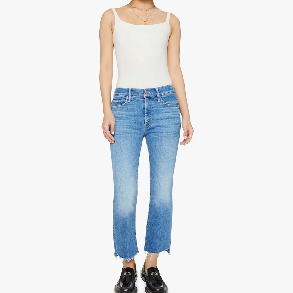 MOTHER Lil Insider Crop Step Jeans